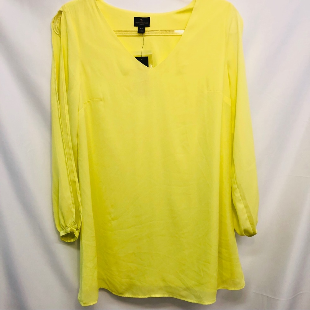 NWT Worthington Open Slit Sleeve Shift Dress